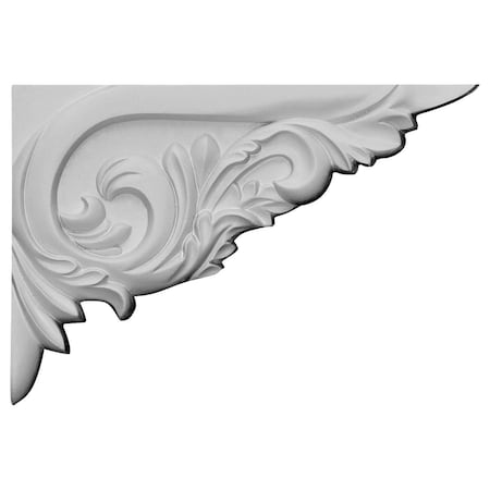 Ekena Millwork 8 3/8"W x 5 7/8"H x 5/8"D Tyrone Stair Bracket, Right SB08X05TY-R